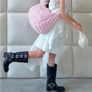 Cos Pink Quilted Women's Bag